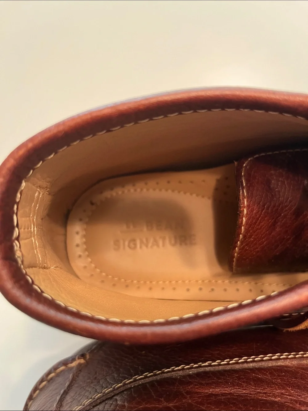 LL Bean Jackman Ranger Moc Ankle Boots Lace Up Leather Signature 281251